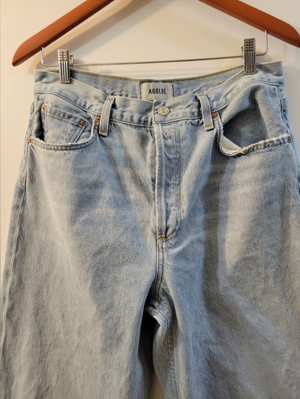 Agolde Low Curve Jeans Size 27 - Picture 3 of 11